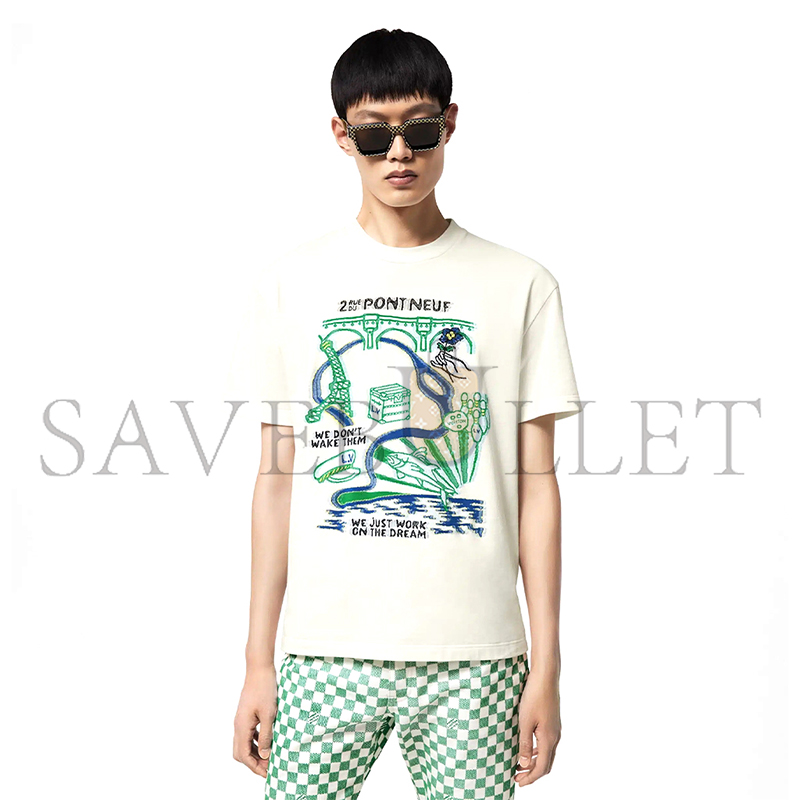 l0vis Vvtt0n intarsia graphic cotton t-shirt